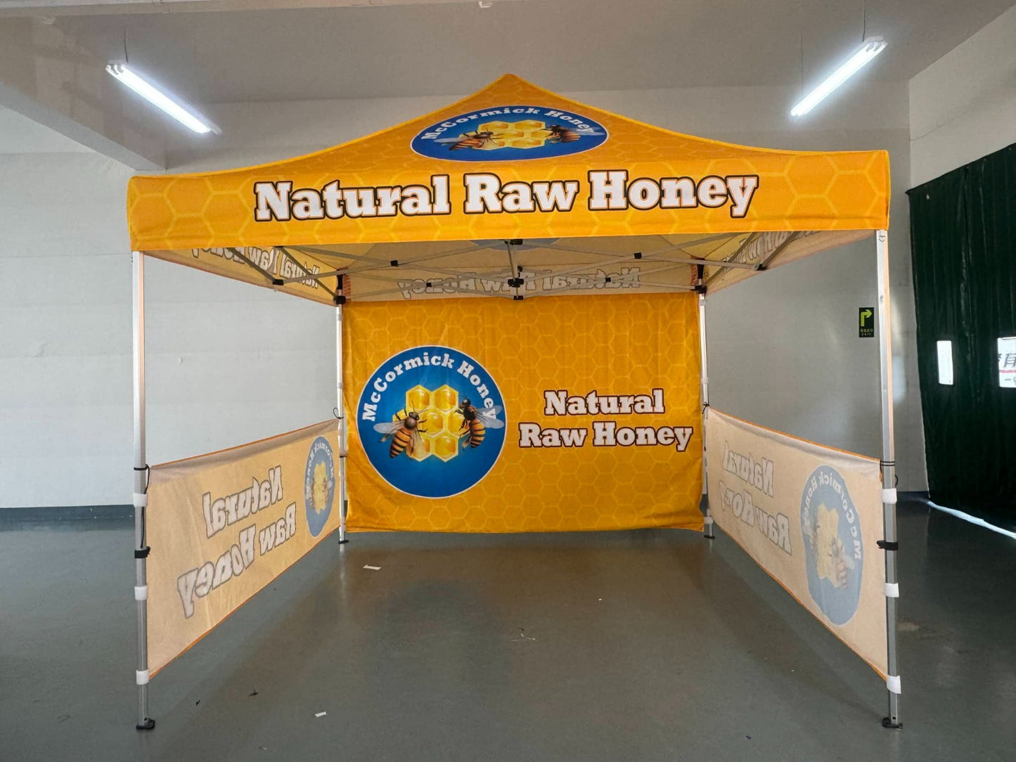 10x10 Custom Printed Canopy Style C
