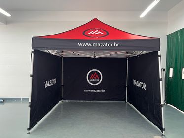 10x10 Custom Printed Canopy Style D
