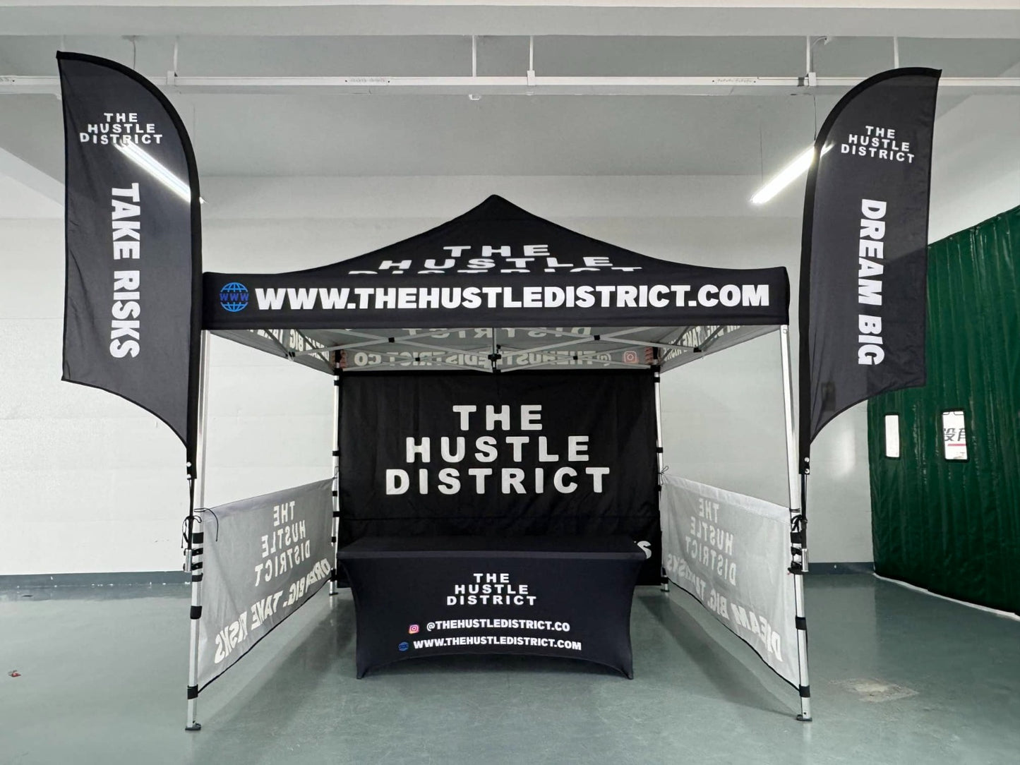 10x10 Custom Printed Canopy Style F