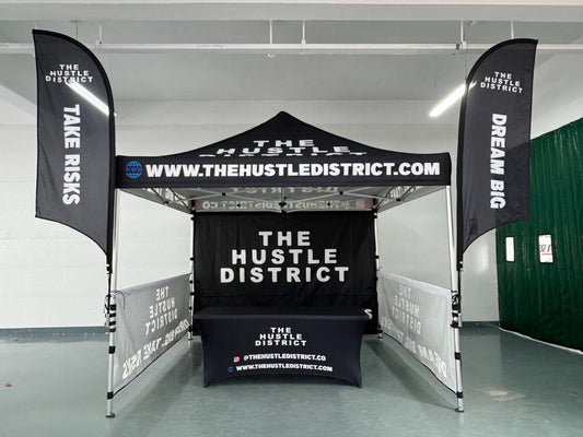 10x10 Custom Printed Canopy Style F