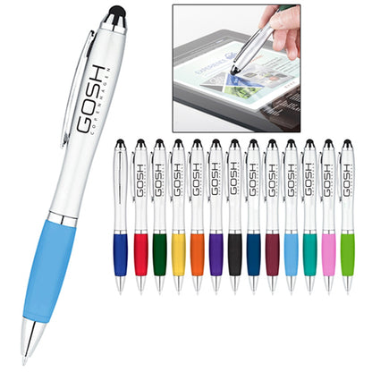 Custom Ballpoint Pen with Stylus